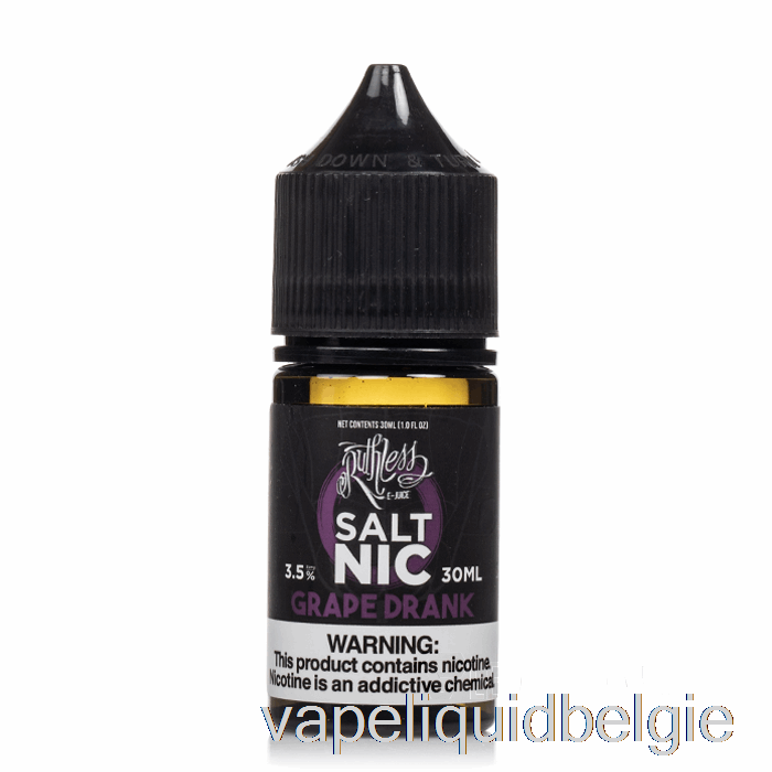 Vape België Druivendrank - Meedogenloos Zout - 30ml 10mg